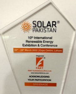 Plaque for participation