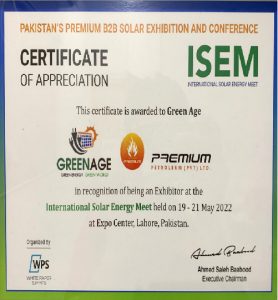 Certificate of Appreciation